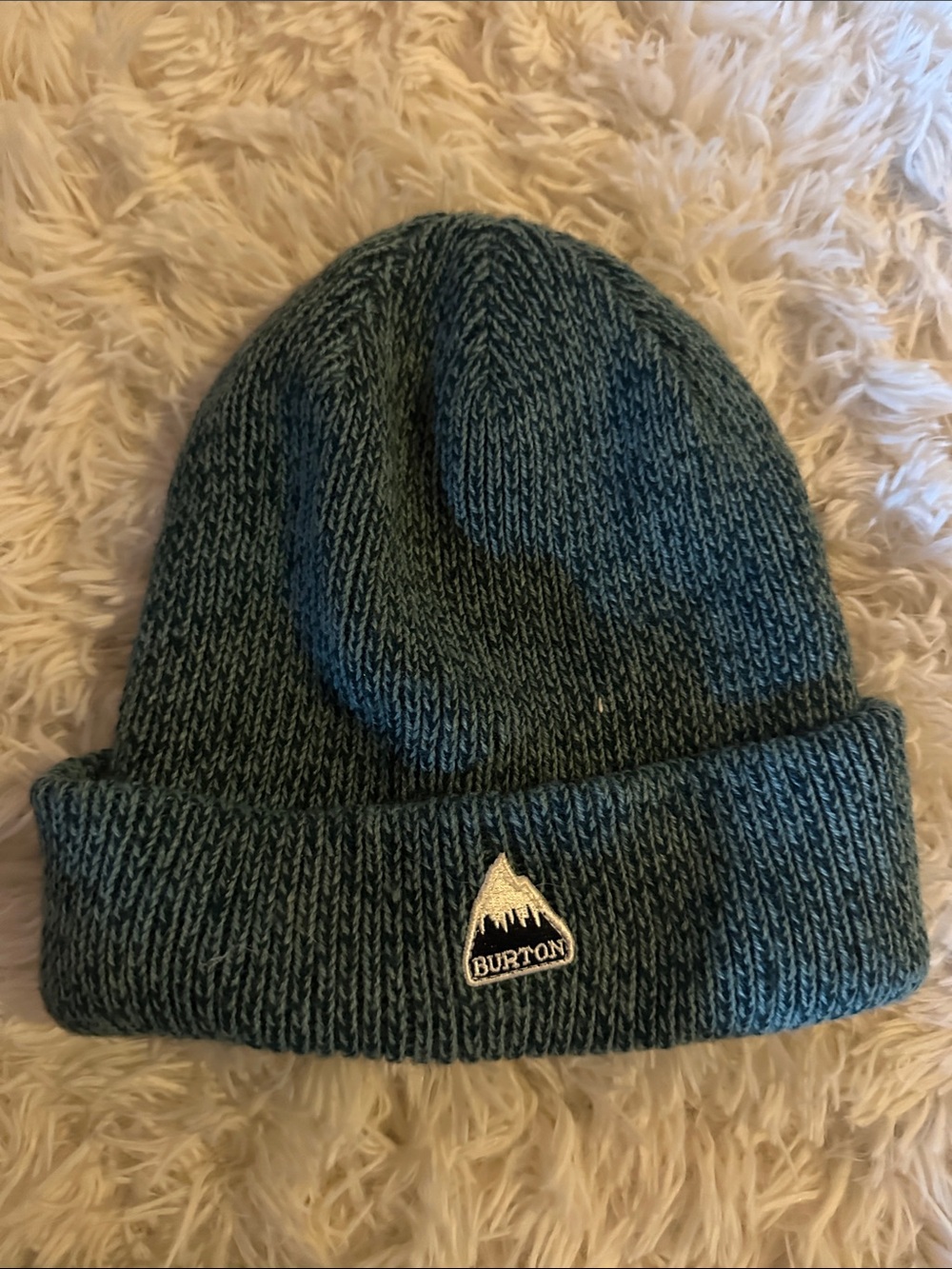 Burton adult Teal-Blue Knit Cuffed Beanie